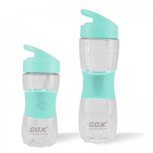 GOX China OEM Water Bottle with Flip Nozzle with Rubber Grip