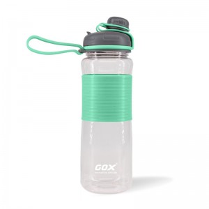 GOX China OEM Water Bottle with Twisted Off Lid with Rubber Grip and Handle Loop