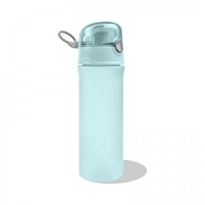GOX OEM China Auto Open Flip Top Tritan Water Bottle with Ring Handle