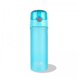 GOX OEM China Auto Open Flip Top Tritan Water Bottle with Ring Handle