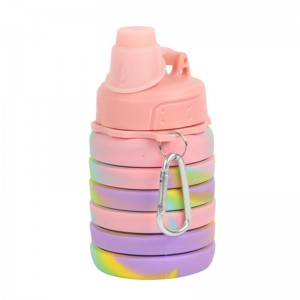 GOX Silicone Collapsible Water Bottle with Carabiner