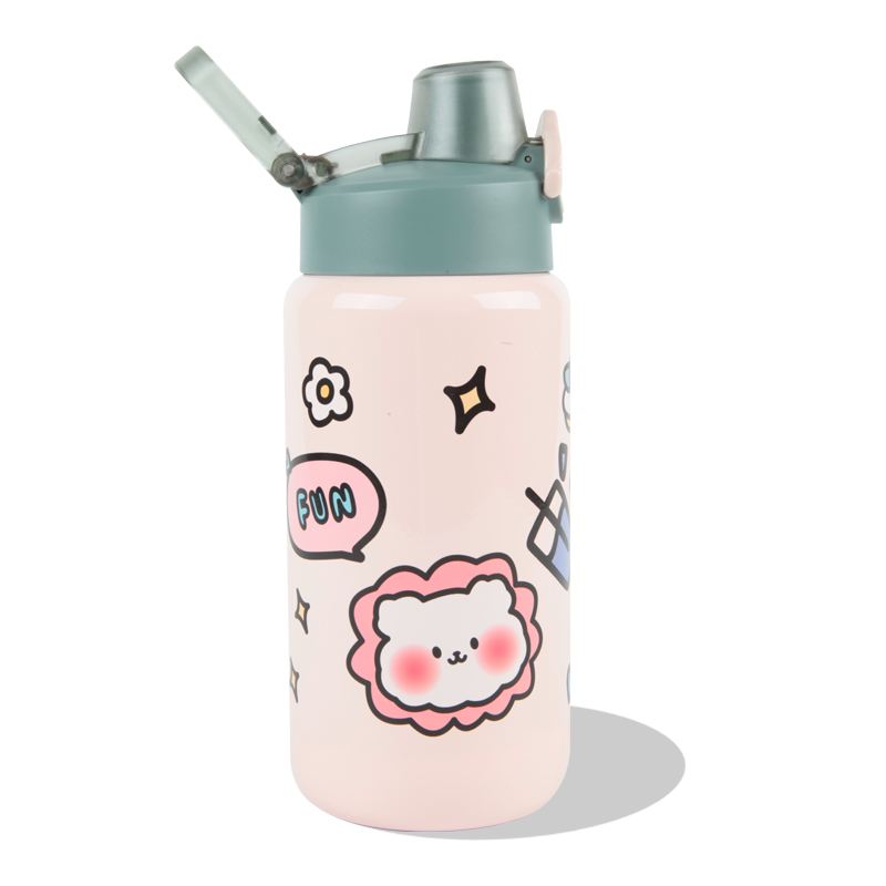 GOX China OEM Vacuum Insulated Wide Mouth Stainless Steel Water Bottle