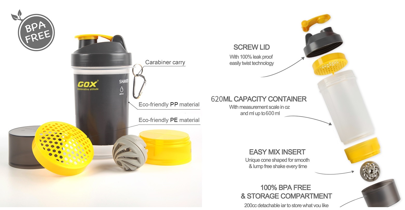 Shaker Bottle—Necessary for Workout Drinks