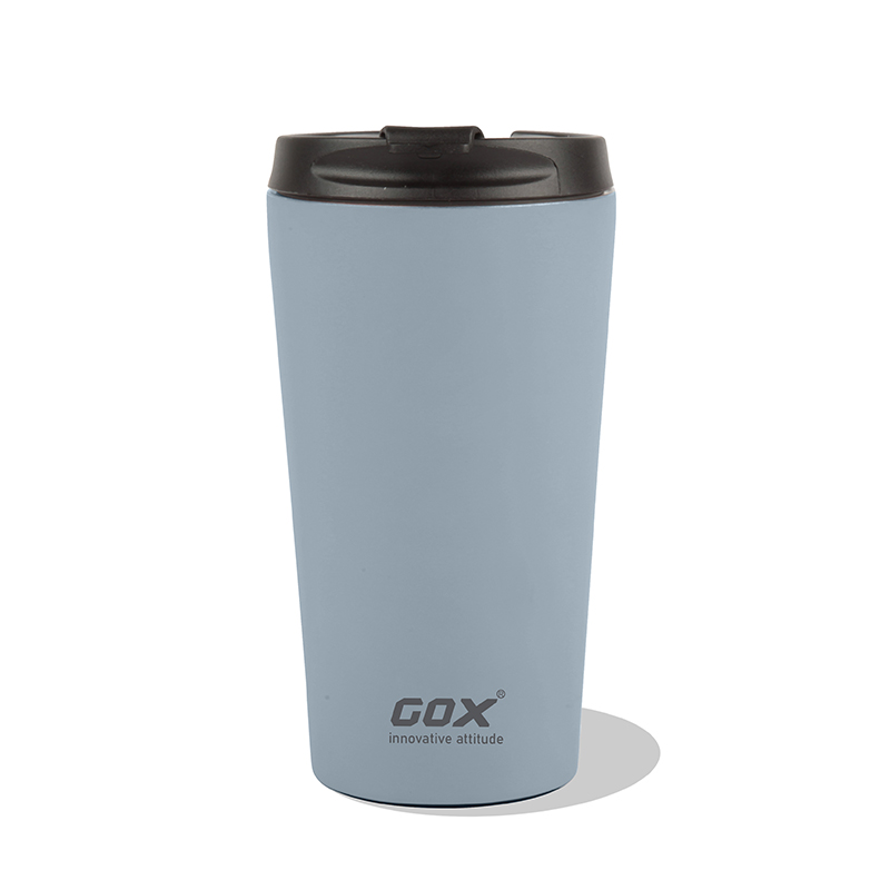 GOX Double Wall Stainless Steel Coffee Mug Tumbler with Leak-proof lid