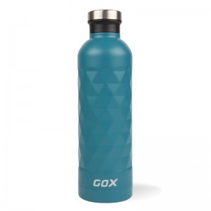 Discount Price Foldable Silicone Water Bottle - GOX Double Wall Vacuum Insulated Stainless Steel Water Bottle China OEM – Rock