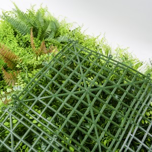 Трговија на големо шимширова вештачка зеленило Хеџ растенија од зелена трева ѕидни панели за декорација на градина