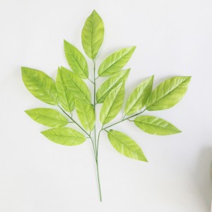 Engros Landscaping dekorasjon bladgrønn plast falske plante grener kunstige blader