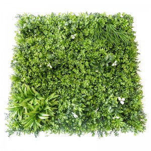 Maßgeschneiderte vertikale Pflanzen im Dschungel-Stil, künstliche Wandbehangpflanze, grüner Gras-Wandteppich für die Heimdekoration