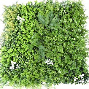 I-Garden Ornament Faux Plants Hedge Boxwood Panel Artificial Grass Wall for Vertical Garden Decor