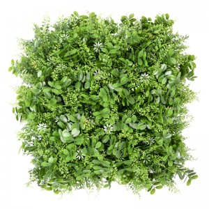 Boxwood Hedge Panel Artificial Green Grass Wall Indoor