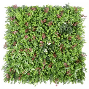 3D Vertical System Greenery Wall Jungle Artificial Green Plant Grass Wall for Garden Decoration