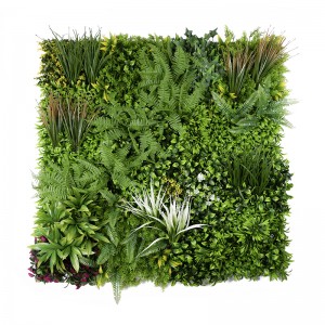 Anti-UV Plastic Artificial Hedge Boxwood Panels Green Vertical Garden Plant Wall For Indoor Outdoor Decoration