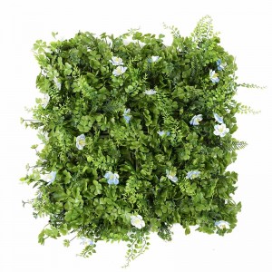3D вертикален систем Зеленило ѕид џунгла Вештачки зелени растенија Ѕид од трева за градина