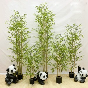 Lupum artificialis Bamboo lignum deversorium popina domum ornamentum