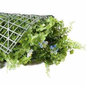 ລະບົບແນວຕັ້ງ 3D Greenery Wall Jungle Artificial Green Plants Grass Wall for Garden