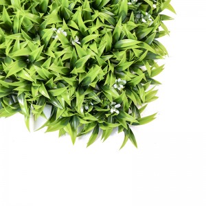 UV-beskyttelse Løv buksbom Hækpaneler Kunstige planter Væg imiteret græs Grøn væg til haven
