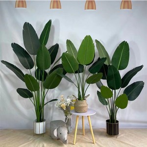 Viajantes artificiais bananeira plantas de árvores artificiais para decoração de interiores