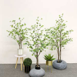 Изкуствени копринени растения, висящи камбанки за вътрешен декор на домашен офис
