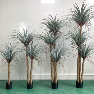 ການອອກແບບໃຫມ່ສູງ Simulation Yucca Planta ຕົ້ນໄມ້ທຽມຕົ້ນໄມ້ສີຂຽວ