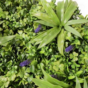 Outdoor Decoration Plastic Boxwood Hedge Mat Panel Artificial Grass Wall Plant Backdrop