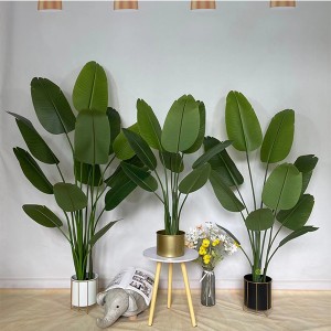 Viajantes artificiais bananeira plantas de árvores artificiais para decoração de interiores
