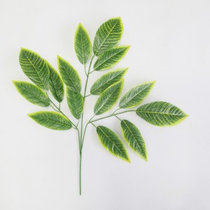 Oríkĕ Single yio Leaves Plant iro bunkun ọṣọ