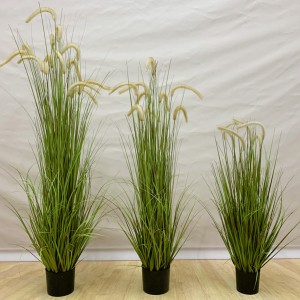I-Artificial Grass Reed Grass Plants Green Pennisetum Grasses Plant