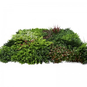 Sérsniðin Plast Privacy Garden Greenery Hedge Gervi Boxwood Grass Wall