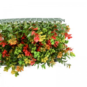 Decoração interna de plástico pano de fundo artificial parede pendurado plantas & vegetação vertical grama verde plantas parede para decoração de casa