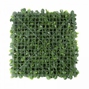 Dirbtinio augalo siena Dirbtinis kilimėlis gyvatvorė Vertikali sodo žolė siena Žalios sienos plokštės fonas