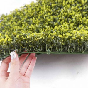 2d Decoration Panel Vertical Fireproof Natural Greenery Wall Green Artificial Plant Grass Wall For Wall