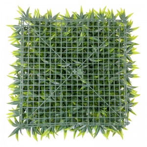 UV-beskyttelse Løv buksbom Hækpaneler Kunstige planter Væg imiteret græs Grøn væg til haven