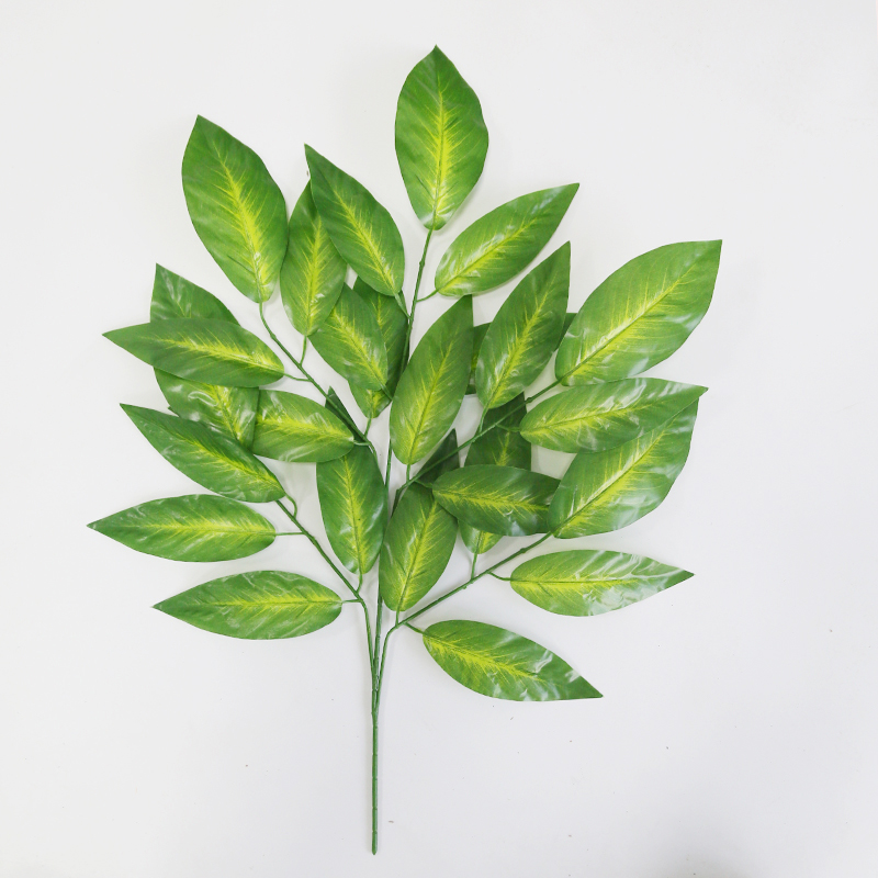 시뮬레이션 단풍 식물 벽 실물과 같은 녹지 잎 인공 식물 잎