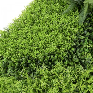Testreszabott dzsungel stílusú függőleges növények fali mesterséges fali akasztós növény zöld fű fali szőnyeg otthoni dekorációhoz
