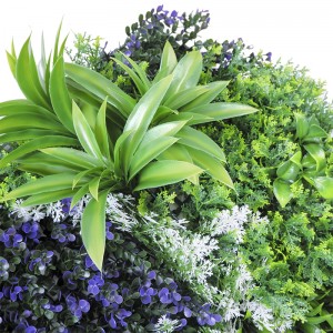 Outdoor-Design, Buchsbaum-Panel-Hecke, vertikale grüne künstliche Hängegras-Pflanzenwand