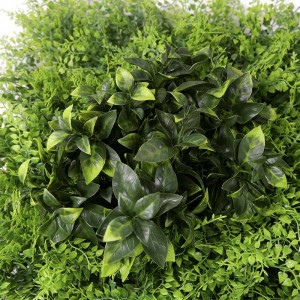 Proteção uv vegetação grama pano de fundo plástico artificial planta painel de parede hedge para casa decoração do jardim