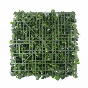 As plantas artificiais do painel plástico da conversão do buxo gramam a parede verde para o jardim vertical