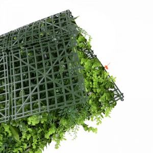 Вертикална декорација баште Пластична шимшир плоча за ограду зеленило Вештачка биљка трава која висе на зиду