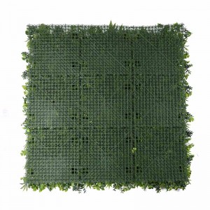 Outdoor Decoration Plastic Boxwood Hedge Mat Panel Artificial Grass Wall Plant Backdrop