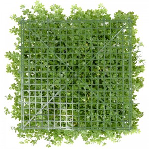 Decor de amenajare a grădinii în aer liber Anti UV Faux plastic Iarbă artificială Plantă de fundal Panou Iarbă verde Perete pentru perete