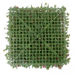 Custom 2d Anti-Uv Outdoor Indoor Decoration Green Jungle Panel Fake Artificial Plant Grass Wall