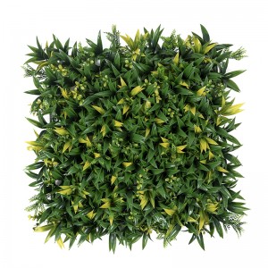 Herba Paneloj Ĝangalo Verdaĵo Paneloj Artefarita Verda Planto Herba Muro Por Hejma Dekoracio
