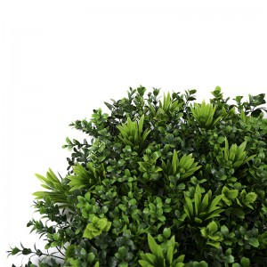 नकली प्लास्टिक पौधे गार्डन सजावट बॉक्सवुड पैनल टोपरी हेज हरी कृत्रिम घास पौधे सजावट के लिए दीवार