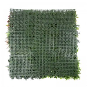 Panel de pared de setos de privacidad artificiales, verde, protegido contra rayos UV, 1m x 1m
