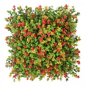 Sisäsisustus Muovinen tausta Keinotekoiset seinäkoristekasvit ja viherkasvit Pystysuuntaiset vihreät ruohokasvit seinä kodin sisustamiseen