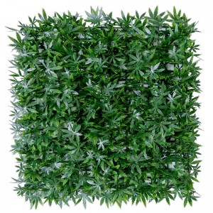 Внатрешна декорација Пластична заднина Вештачки растенија за ѕидови и зеленило Вертикален ѕид од зелена трева за декорација на домот