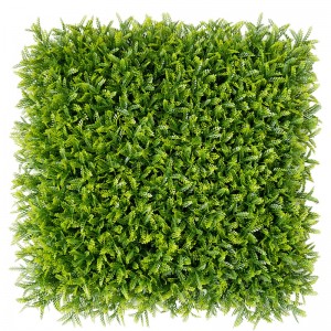 نمط الغابة مخصص النباتات العمودية الجدار الاصطناعي نبات معلق على الحائط العشب الأخضر الجدار للديكور المنزل