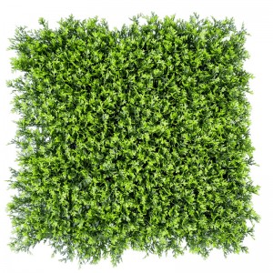 הגנת UV עלווה מלאכותית דשא לוחות קיר פלסטיק רקע ירוק רקע צמח קיר
