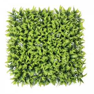 UV защита Листа Чемшир Панели за жив плет Изкуствени растения Стена Изкуствена трева Зелена стена за градина