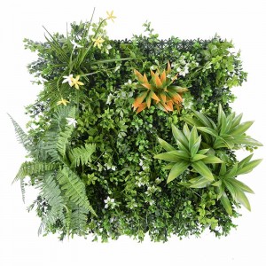 Parete verticale della pianta dell'erba artificiale della decorazione di arte verde all'ingrosso per la decorazione domestica